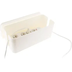 Zenitech Multiprise-Boite cache multiprise Blanche -