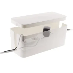 Zenitech Multiprise-Boite cache multiprise Blanche -