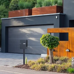 Renz Boîte À Colis-Boite à colis Eclipse 1 porte gris anthracite mat RAL 7016 M