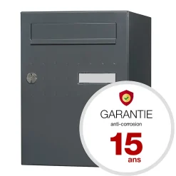 Renz Boîte À Colis-Boite à colis Eclipse 1 porte gris anthracite mat RAL 7016 M
