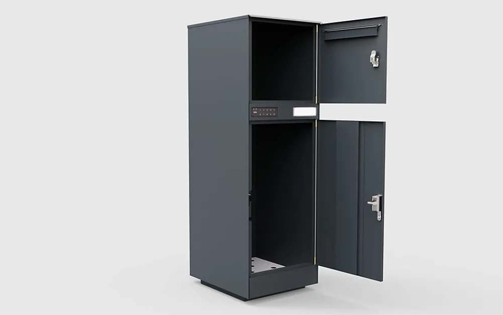Decayeux Boîte À Colis-Boite à colis électronique et autonome Kombibox 950 gris
