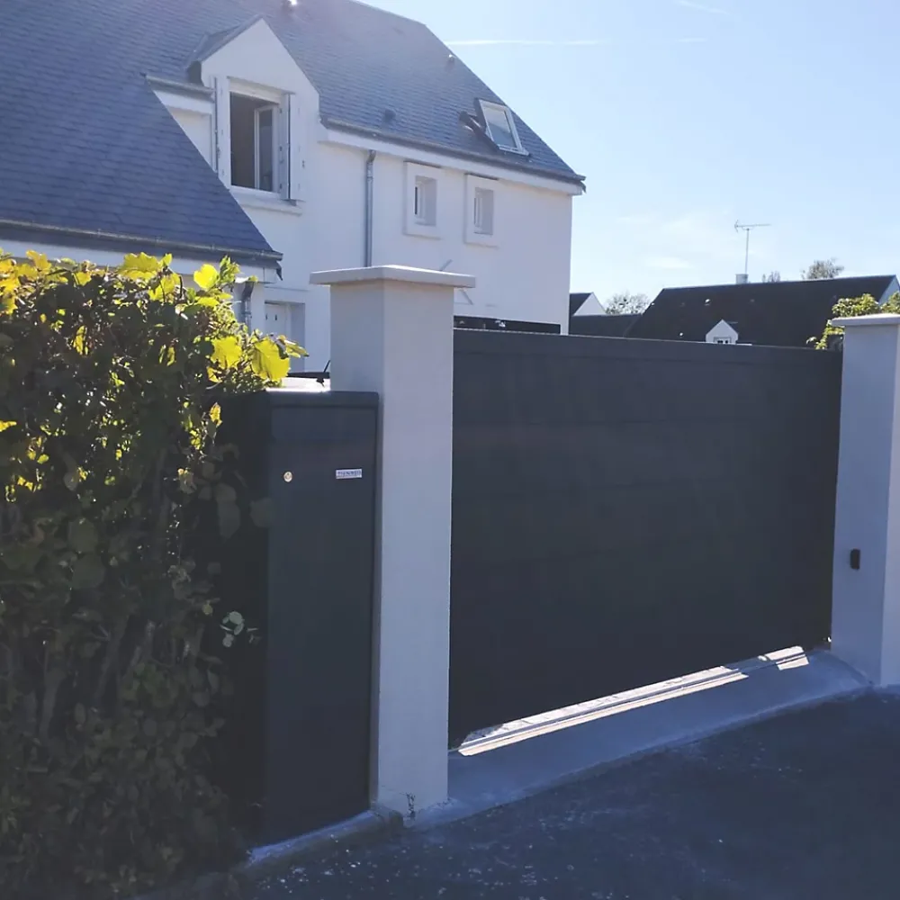 Renz Boite à colis Twin L Gris anthracite 7016