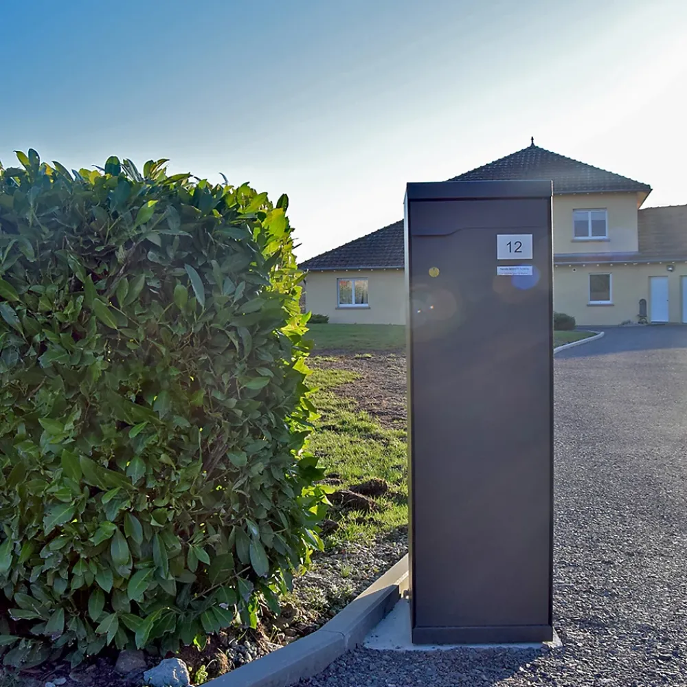 Renz Boite à colis Twin XL Gris anthracite 7016