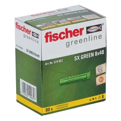 Fischer Kit De Chevilles-Boite De 90 Chevilles À Expansion Sx - Vert