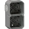 Legrand Boitier saille étanche - Plexo - - 2 postes - 4 embouts