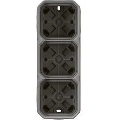 Legrand Boitier étanche saillie - Plexo - - 3 postes - 5 embouts