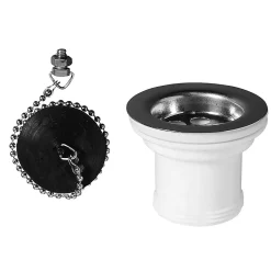 Wirquin Bonde à bouchon pour évier 50mm