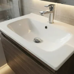 Flomasta Evacuation De Lavabo-Vasque|Bonde Pour Lavabo-Bonde chromée quick-clac sans trop-plein 100mm pour vasque