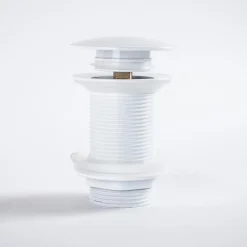 Wanda Collection Bonde clic-clac lavabo sans trop plein, blanc