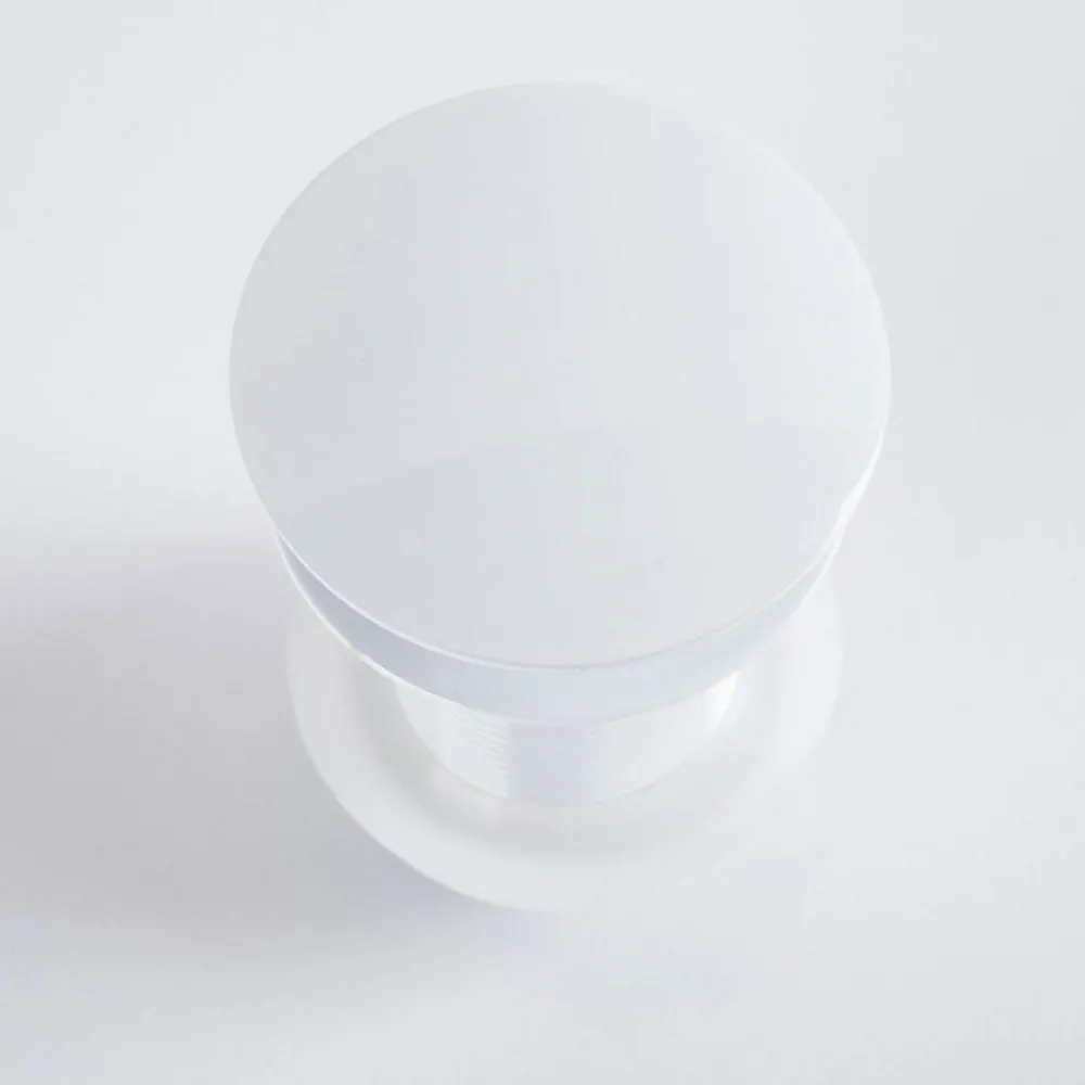 Wanda Collection Bonde clic-clac lavabo sans trop plein, blanc
