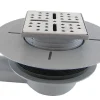 Galedo Bonde de douche centrale horizontale gris Showerplate