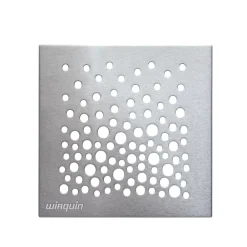 Wirquin Evacuation De Douche|Bonde Pour Douche-Bonde de douche à maçonner extraplate EXPRESS'EAU MINI 115 x 115 mm