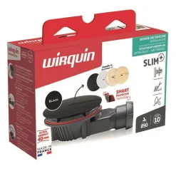 Wirquin Bonde de douche Slim+ Ø118 mm noir
