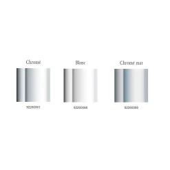 Villeroy & Boch Bonde de douche sortie horizontale Tempoplex Plus 90mm avec cache chromé brossé