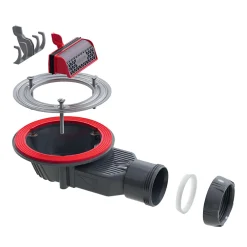 Wirquin Bonde de douche SLIM + ø40 mm sans grille pour plateau