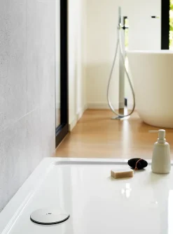 Wirquin Evacuation De Douche|Bonde Pour Douche-Bonde de douche SLIM + ø40 mm dôme métal