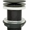 Rousseau Bonde de lavabo à écoulement libre Ø 63 mm laiton graphite mat