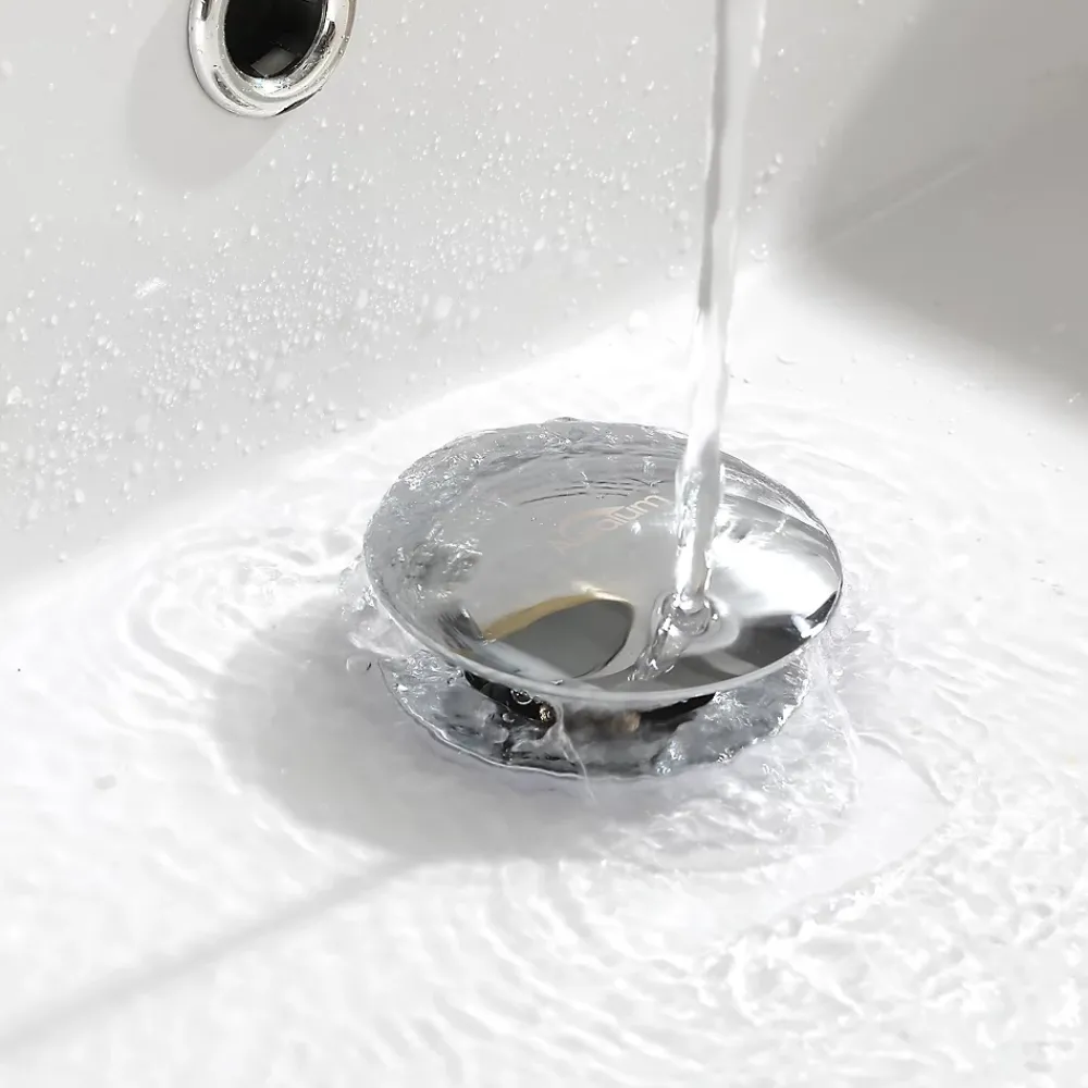 Auralum Max Bonde de Lavabo Pop Up en Laiton Universel AntiBlocage G 1-1/4"