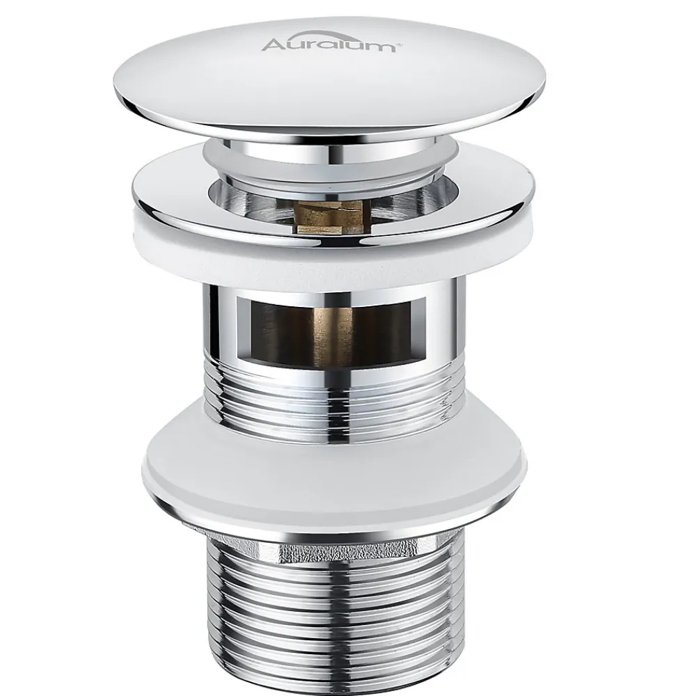 Auralum Max Bonde de Lavabo Pop Up en Laiton Universel AntiBlocage G 1-1/4"