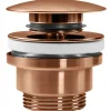 Rea Evacuation De Lavabo-Vasque-Bonde De Lavabo Universel Clic-Clac Brush Copper