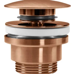Rea Evacuation De Lavabo-Vasque-Bonde De Lavabo Universel Clic-Clac Brush Copper