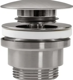 Rea Evacuation De Lavabo-Vasque-Bonde de lavabo universel Clic-Clac Brushed Nickel