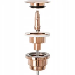 Rea Evacuation De Lavabo-Vasque-Bonde de lavabo universel Clic-Clac Rose Gold