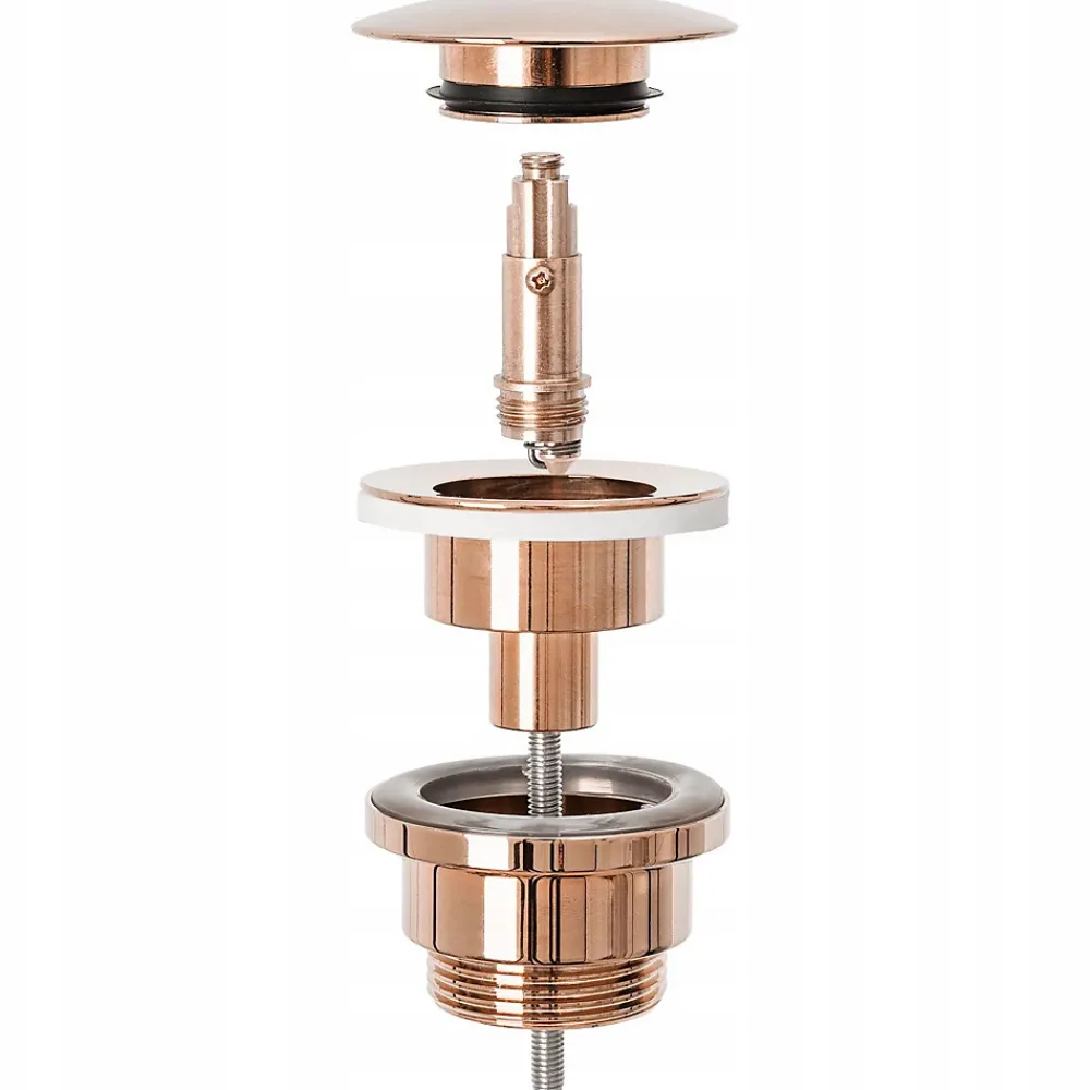 Rea Evacuation De Lavabo-Vasque-Bonde de lavabo universel Clic-Clac Rose Gold