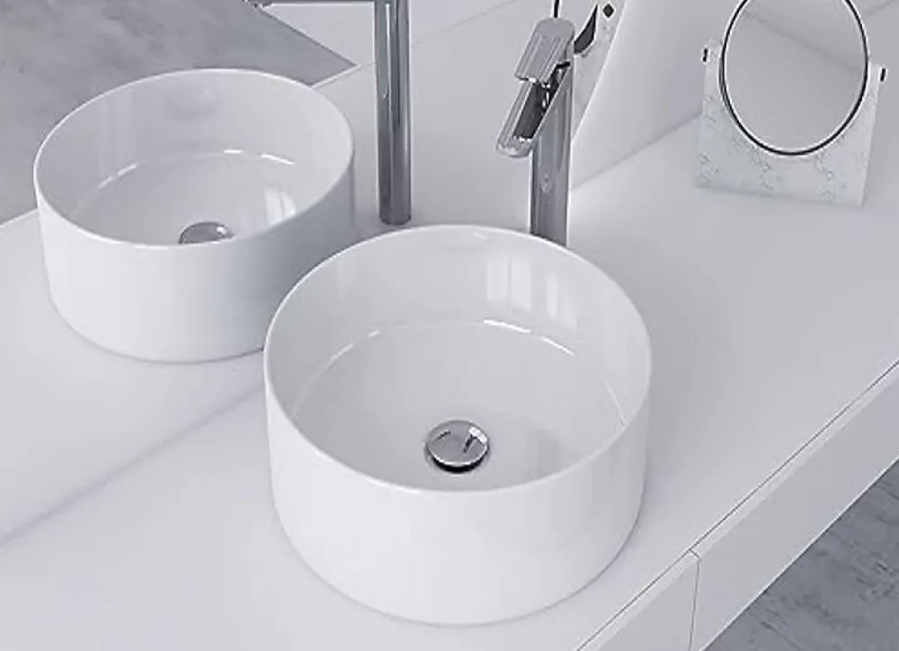 Luxury Bain Bonde de Lavabo, vasque, evier universelle chromée sans trop plein, Bonde Pop Up (push-up) Automatique LuxuryBain