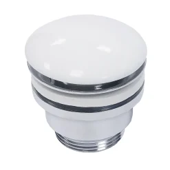 Sanycces Bonde lavabo clic-clac 3 coloris pour vasques Blanc brillant