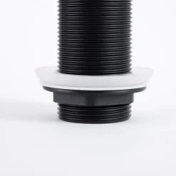 Wanda Collection Bonde lavabo sans trop plein, clic-clac, noir