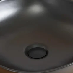 Wanda Collection Bonde lavabo sans trop plein, clic-clac, noir