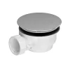 Galedo Evacuation De Douche|Bonde Pour Douche-Bonde pour receveur de douche Pure 2/Pedra, capot chrome,