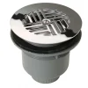 Nicoll Bonde siphoïde PVC à grille Pour receveur avec orifice diam : 90 mm - Sortie : horizontale