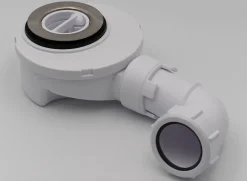 McAlpine Bonde siphon diam. 50 mm extraplate universelle à évacuation horizontale pour receveur de douche, sortie en 40 mm