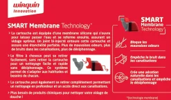 Wirquin Bonde siphon diam. 90 mm extraplate Slim+ à évacuation horizontale pour receveur de douche sortie en 40 mm