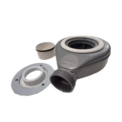 Poalgi Bonde siphon diam. 90 mm extraplate universelle à évacuation horizontale pour receveur de douche, sortie en 40 mm