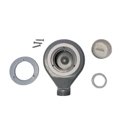 Poalgi Bonde siphon diam. 90 mm extraplate universelle à évacuation horizontale pour receveur de douche, sortie en 40 mm
