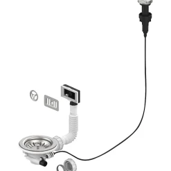 Valentin Evacuation D'Évier-Bonde évier - - Automatique - 1 cuve Diamètre 90 mm