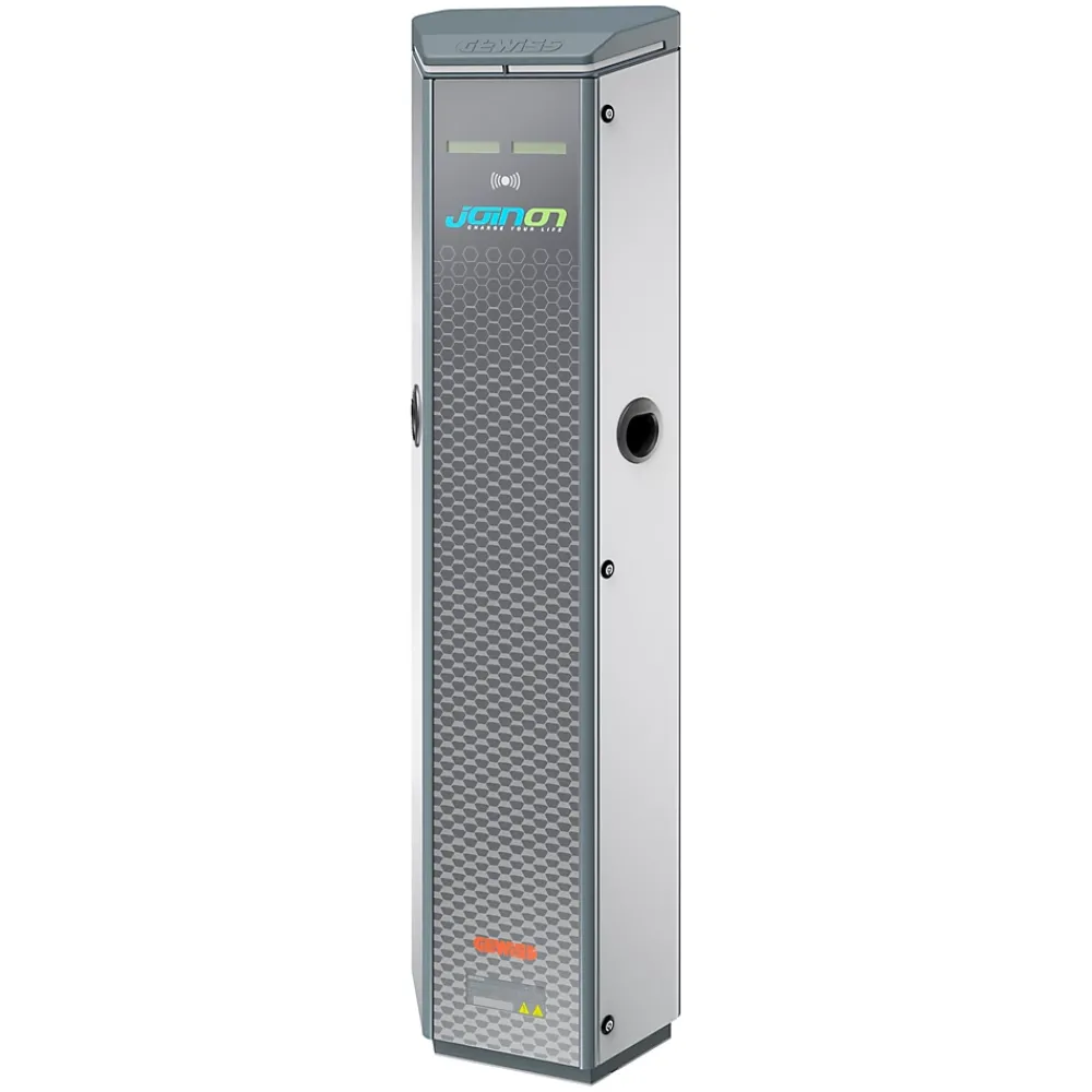 Gewiss Borne colonne I-ON RFID 4G + Ethernet 2 x 22 kW Type 2S + 2 SCHUKO Compteur MID IP55 - - GWJ1023W