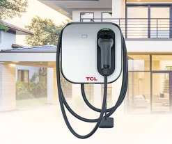 TCL Borne Recharge Voiture Électrique-Borne de recharge intelligente 7kW Connectivité Wi-Fi Ethernet Type 2