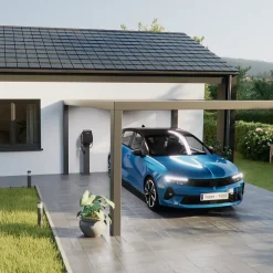 Hager Borne Recharge Voiture Électrique-Borne de recharge pour voiture électrique Witty One 7 kW avec TIC. RFID et Bluetooth - - XVR107STI