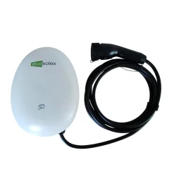 Galix Borne Recharge Voiture Électrique-Borne de recharge véhicule électrique 7kW intelligente, compacte et sécurisée, fixation murale ou sur un poteau livré en option