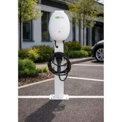 Galix Borne Recharge Voiture Électrique-Borne de recharge véhicule électrique 7kW intelligente, compacte et sécurisée, fixation murale ou sur un poteau livré en option