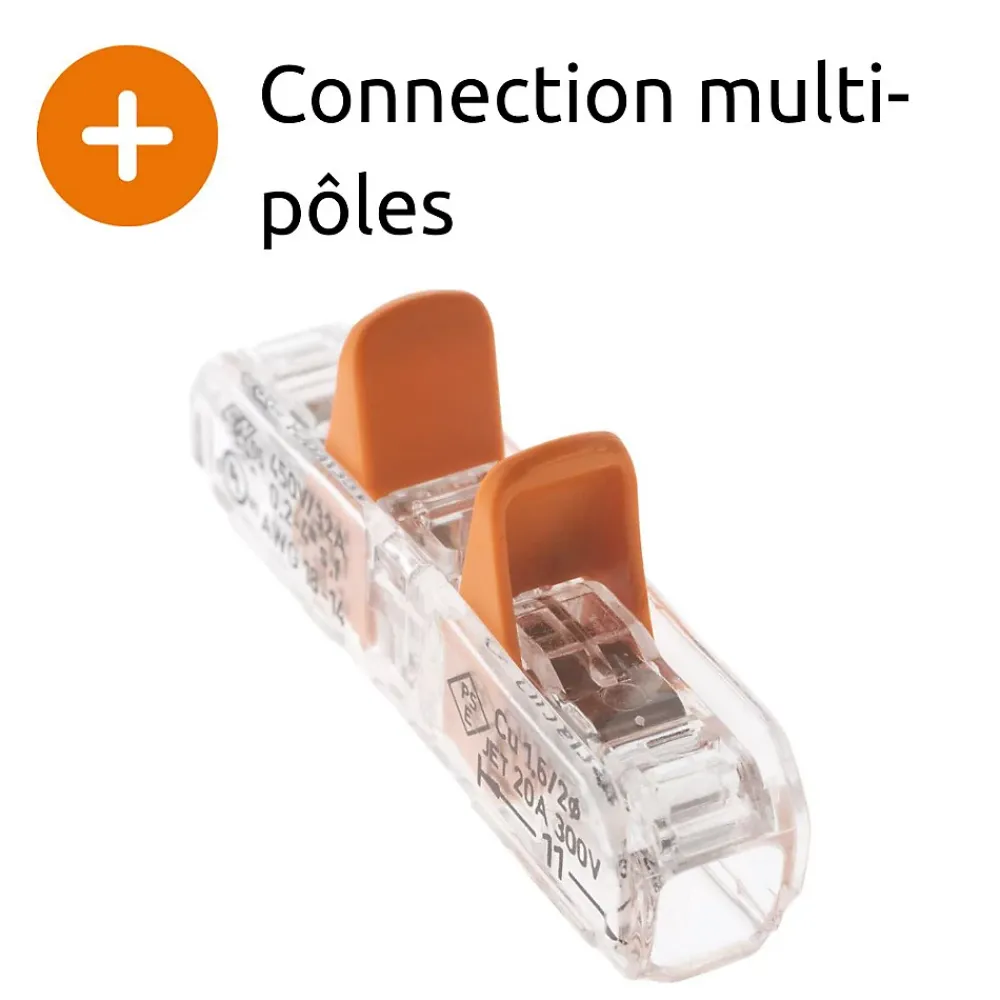 Wago Borne à leviers S221 In Line 4mm² (à l'unité)