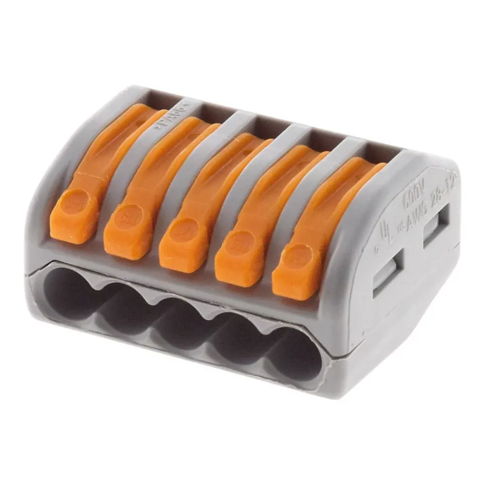 Wago Borne rapide automatique à cliquet S222 - 5 entrées -