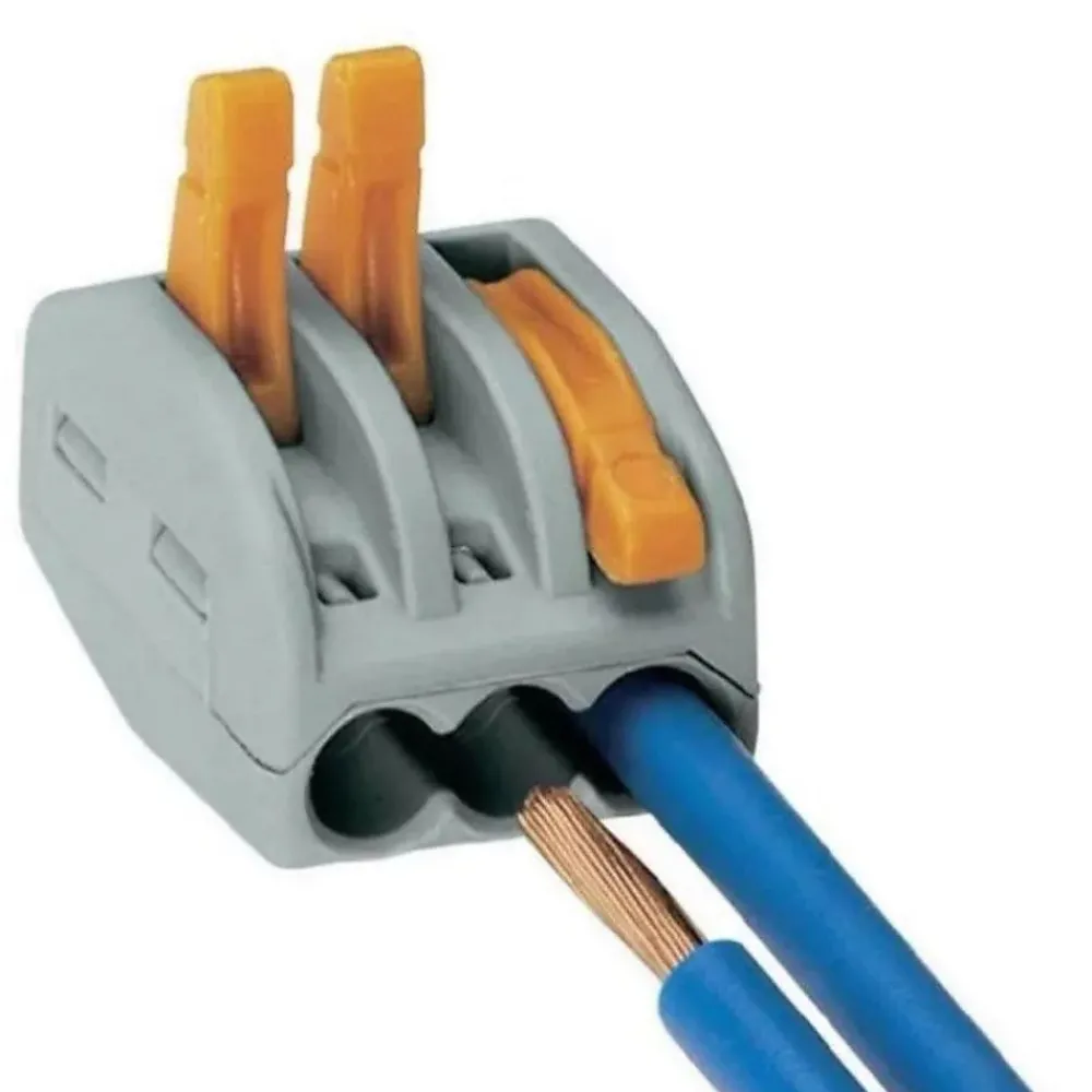 Wago Borne rapide automatique à cliquet S222 - 3 entrées -