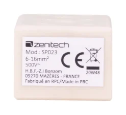 Zenitech Accessoire De Raccordement-Borne stéatite tripolaire 6 à 16mm² -