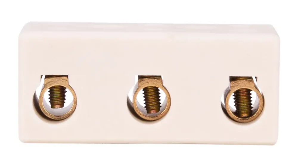 Zenitech Accessoire De Raccordement-Borne stéatite tripolaire 6 à 16mm² -
