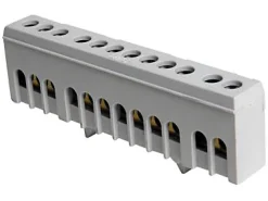 Zenitech Accessoire De Raccordement-Bornier modulaire phase12 points gris